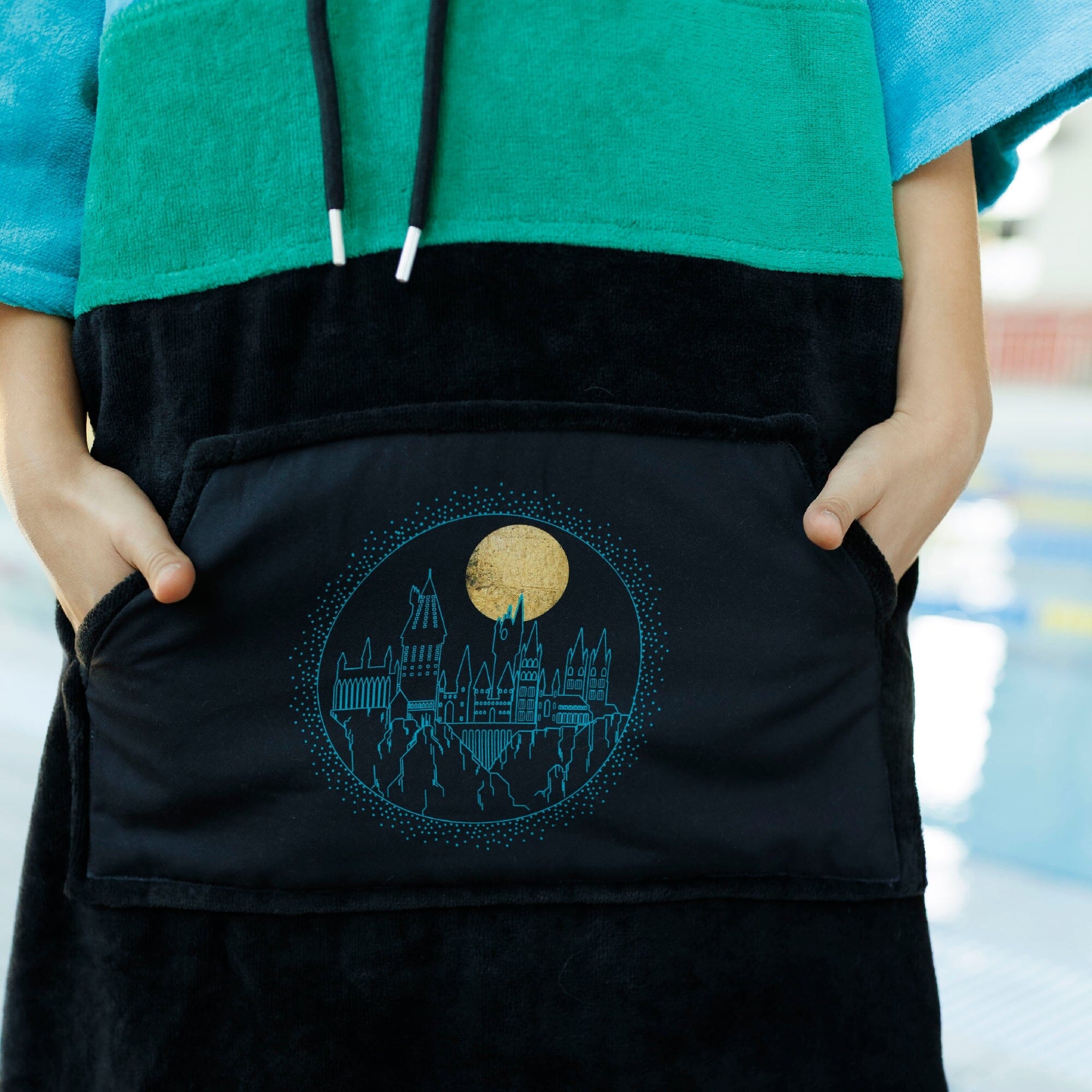 Harry Potter Poncho, Baumwolle Velours Style Ponchos WAVE HAWAII