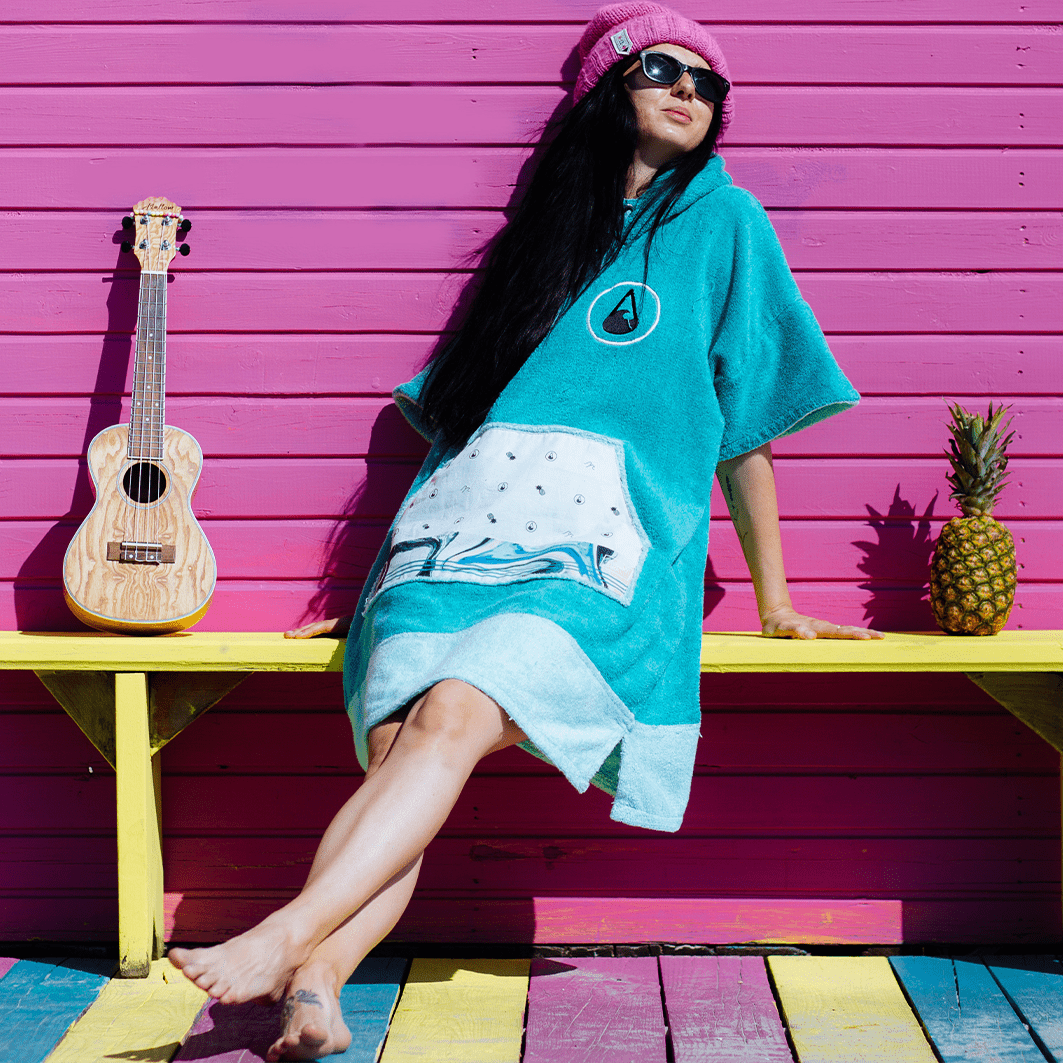 Bambus-Poncho Liz Style Ponchos UNISEX MODELL