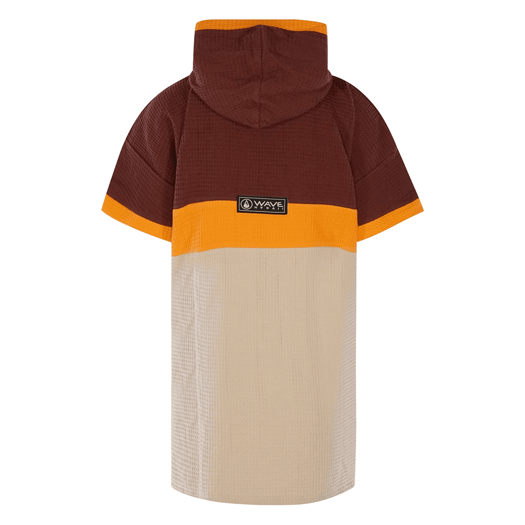 Travel Poncho Porlamar, Baumwolle Waffle Piquee Travel Ponchos UNISEX MODELL