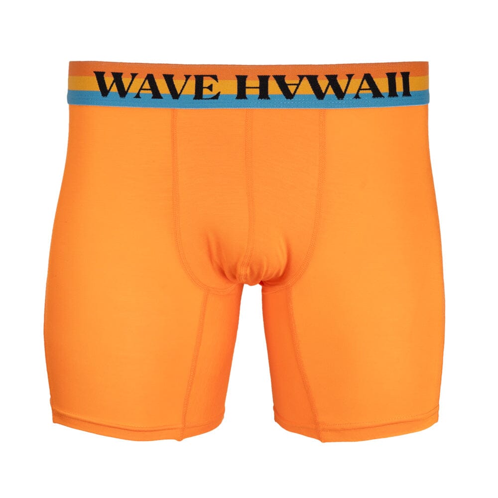 Bambus Boxers Orange WAVE Unterwäsche WAVE HAWAII