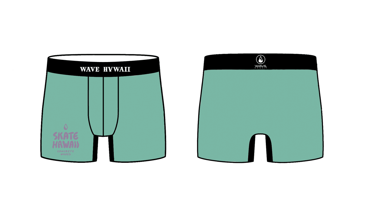AirLite Boxers Concrete Waves Unterwäsche WAVE HAWAII