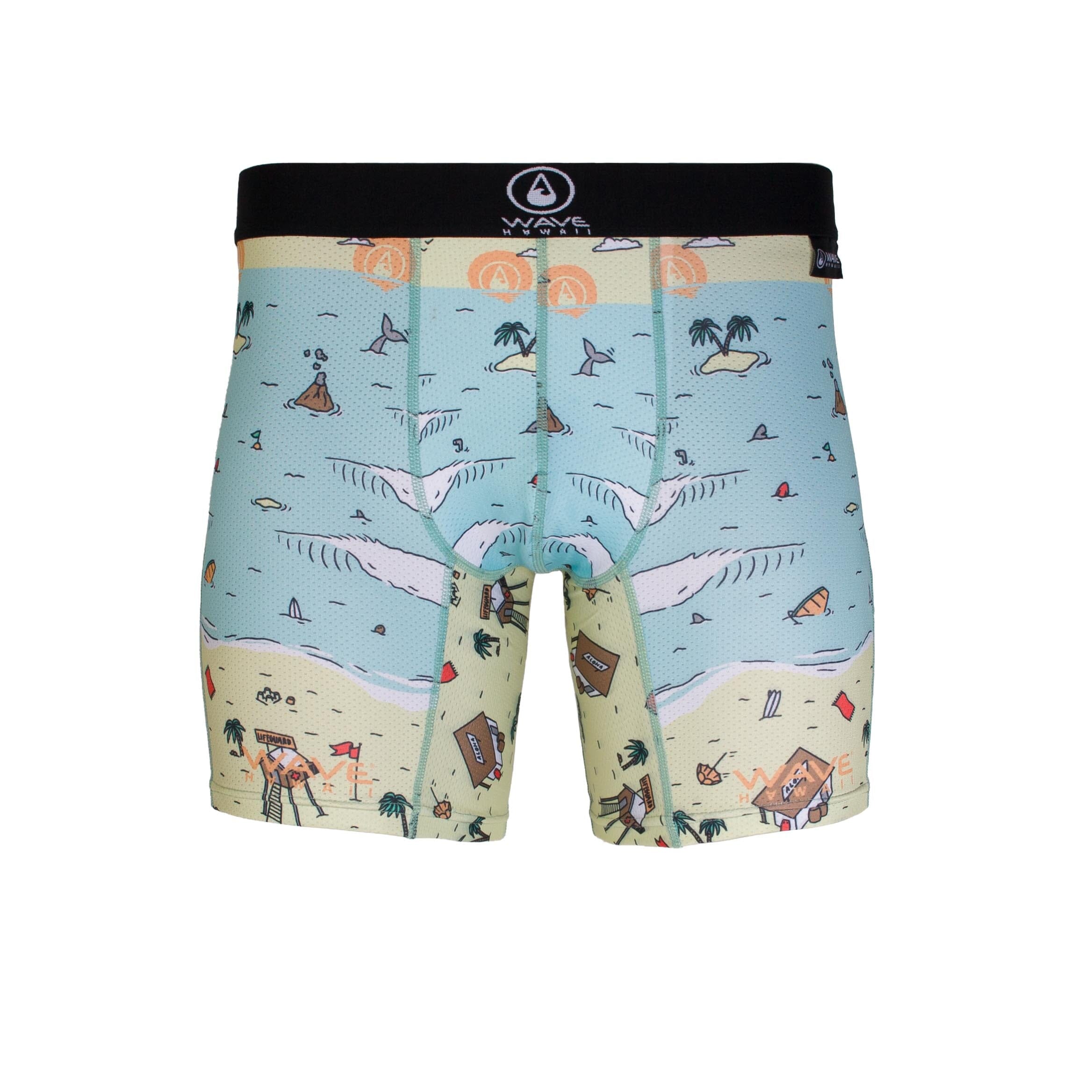 AirLite Boxers D10 Unterwäsche WAVE HAWAII