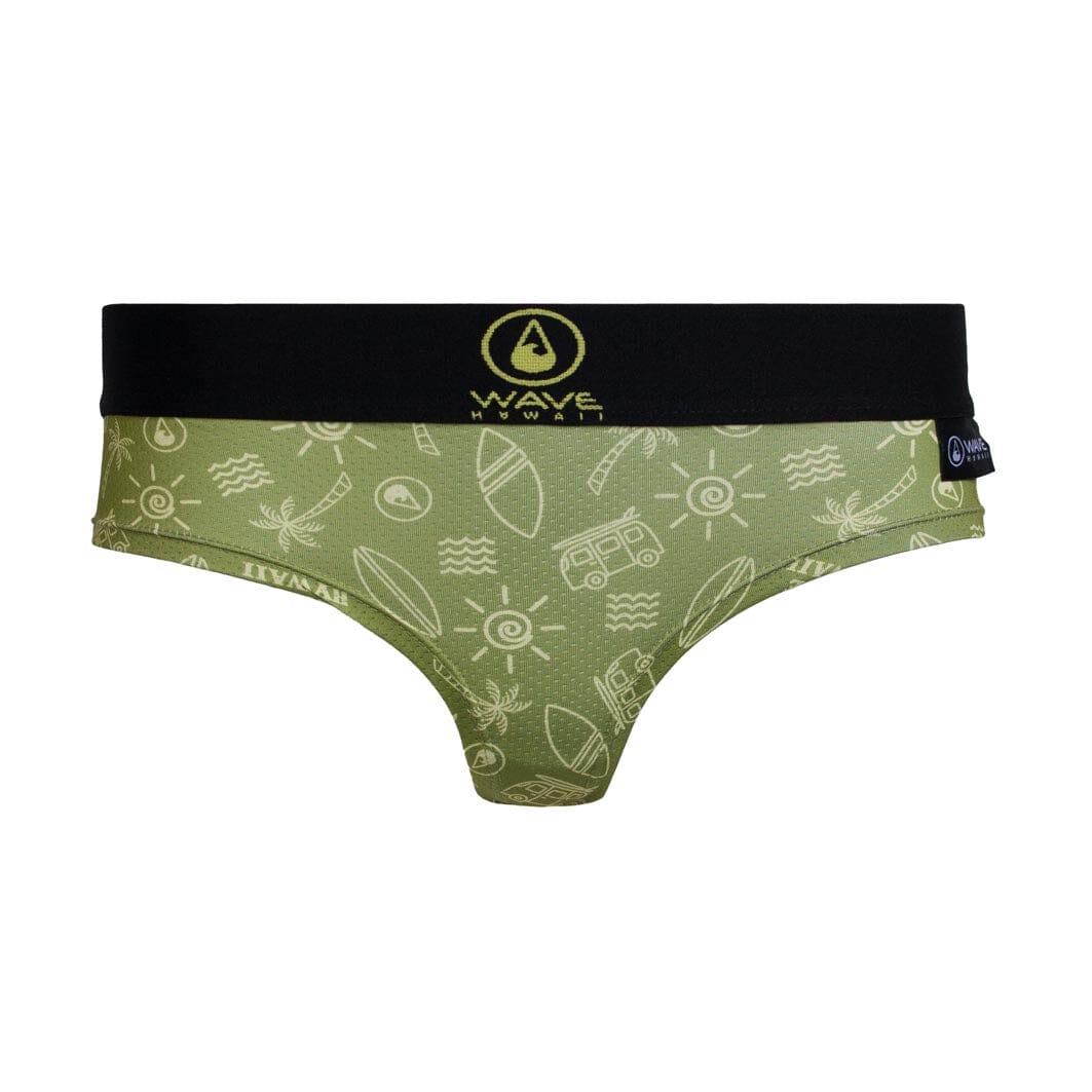 AirLite Hipster D2 Unterwäsche WAVE HAWAII