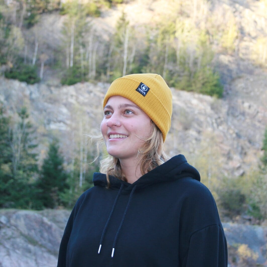 WAVE HAWAII Beanie Bio Cotton Mustard Beanie Wave Hawaii