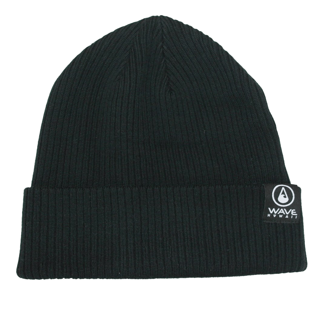 WAVE HAWAII Beanie Bio Cotton black Beanie Wave Hawaii