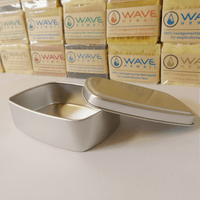 Seifenbox aus Aluminium Naturseife WAVE HAWAII