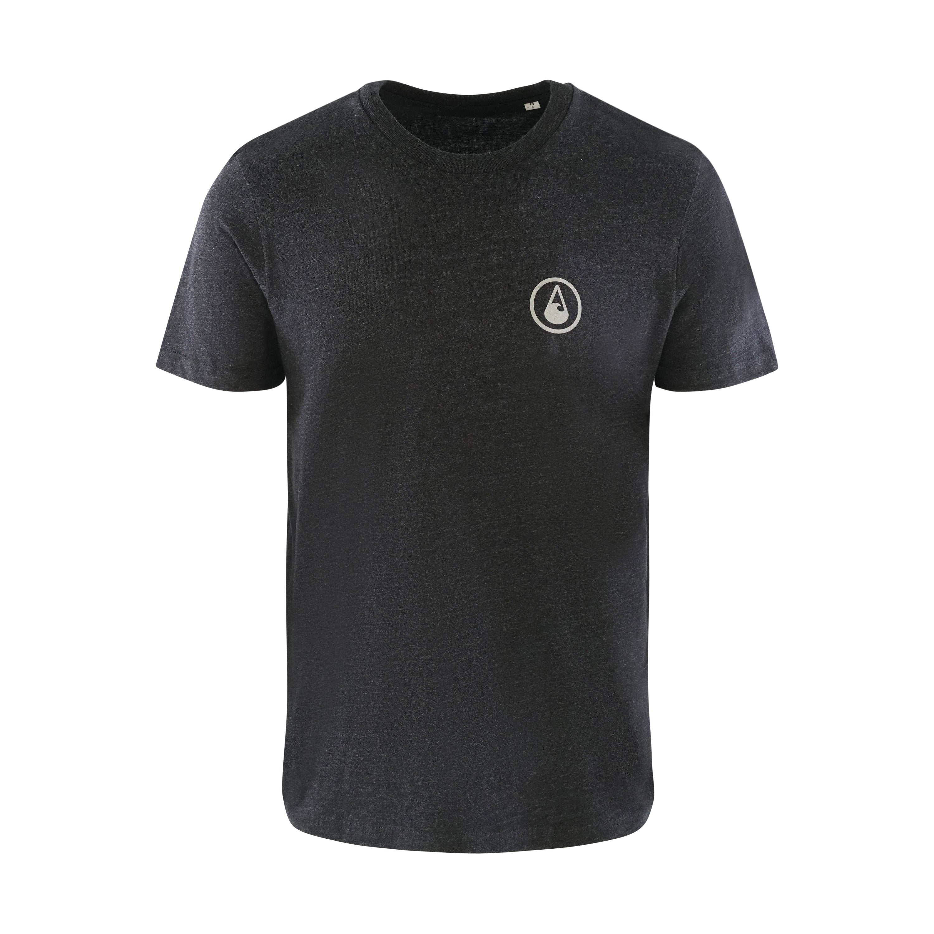 T-Shirt Kalaoa, Heather Black, Bio Baumwolle T-Shirt WAVE HAWAII