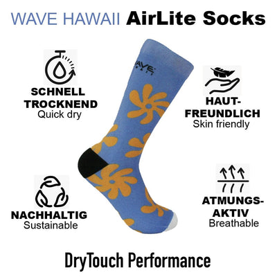 AirLite DryTouch Socks Design 8 Socken WAVE HAWAII 