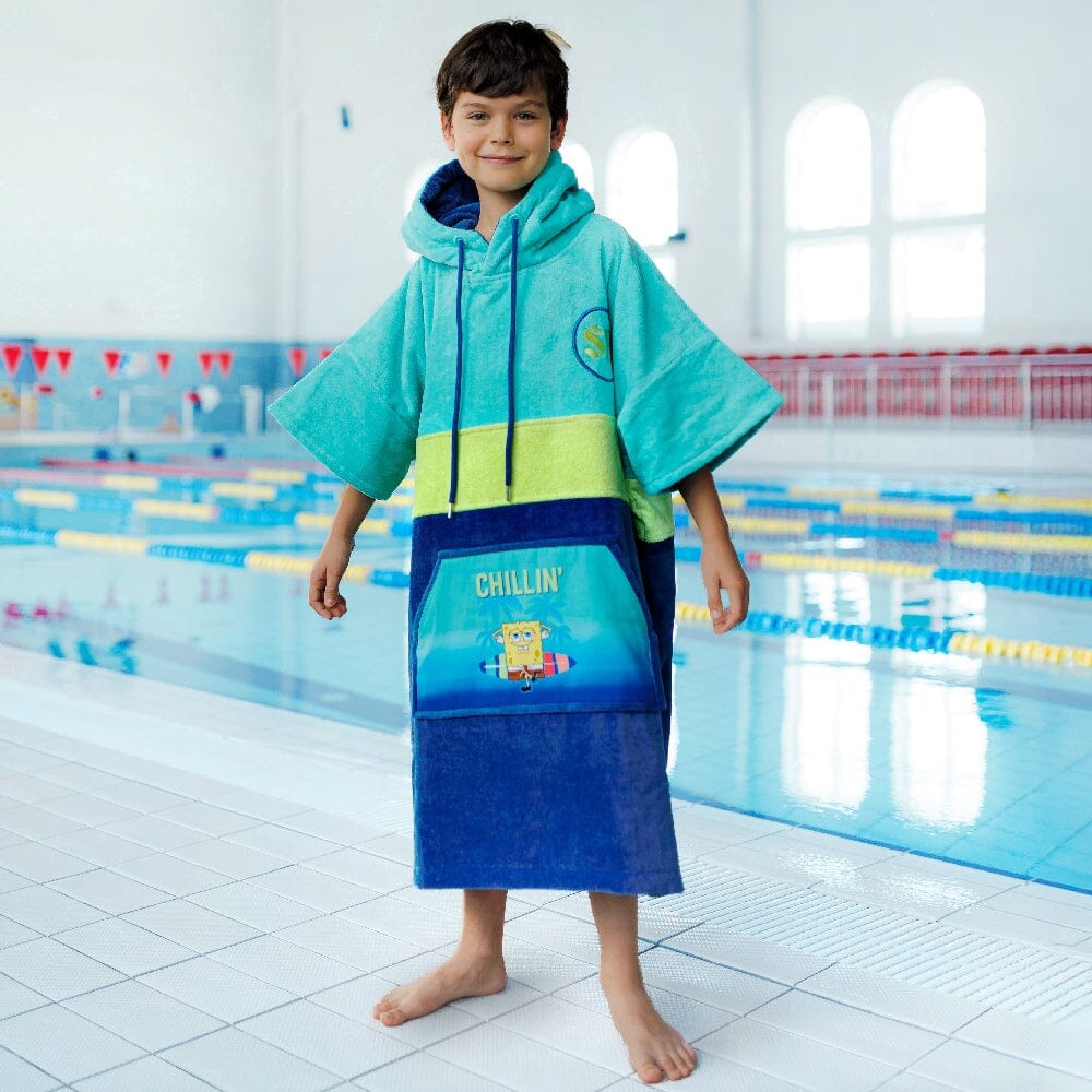 SpongeBob Poncho, Baumwolle Velours Style Ponchos WAVE HAWAII 