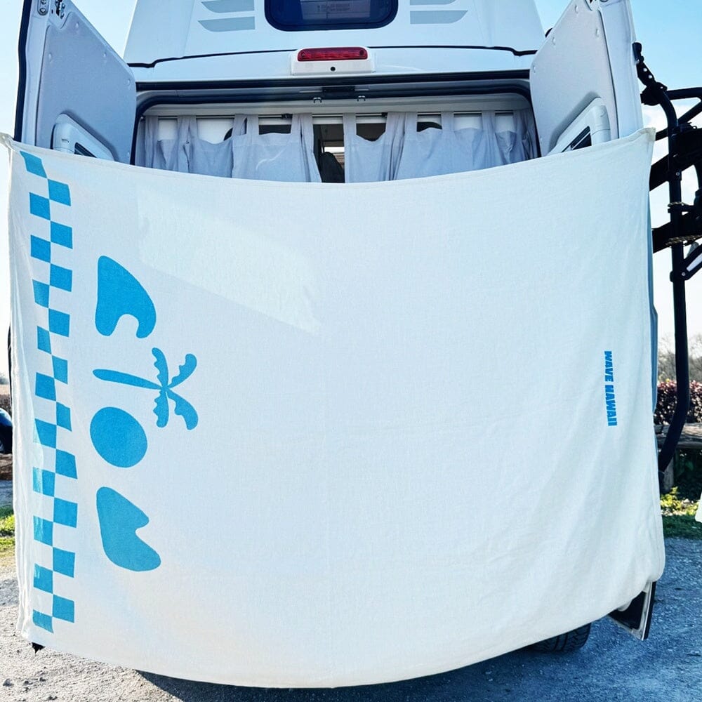 NatureLite Magnet-Badetuch Checkboard Badetuch WAVE HAWAII 