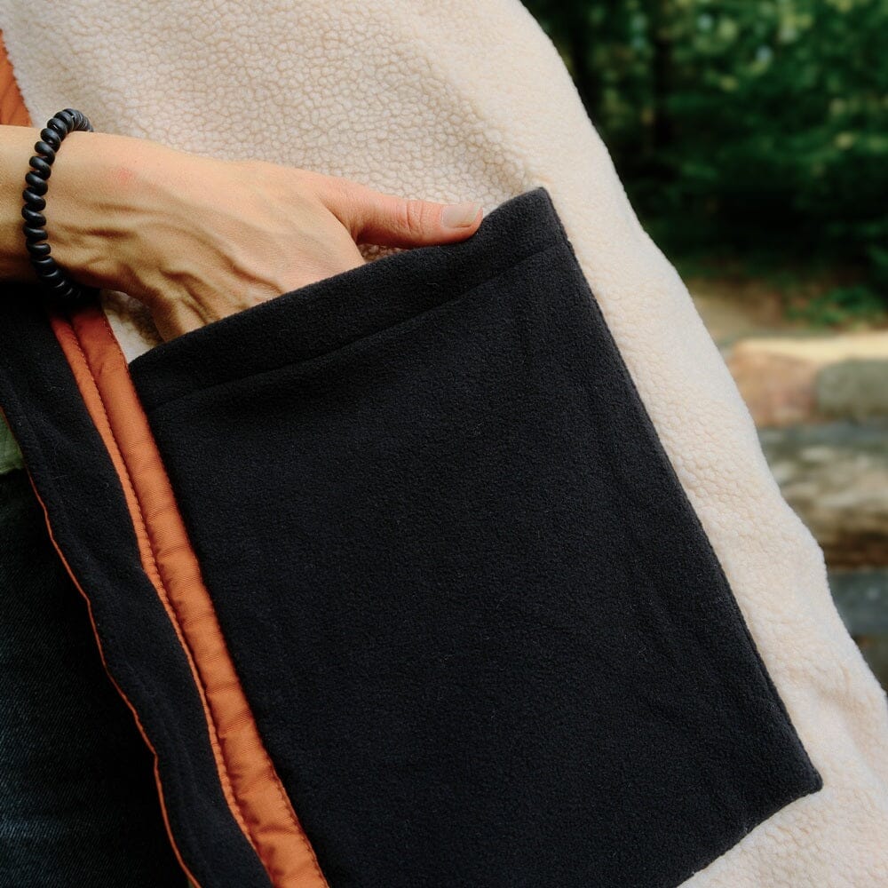Storm Robe Yukon brown - Wasserdichter Umkleidemantel Wasserdichte Storm Ponchos WAVE HAWAII 