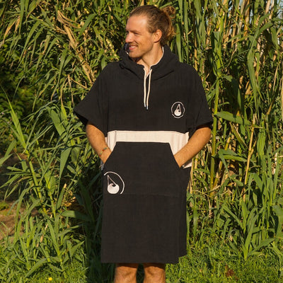 Poncho Barravento, Baumwolle Velours - für Körpergrößen von ca. 160 - 190 cm Style Ponchos WAVE HAWAII 