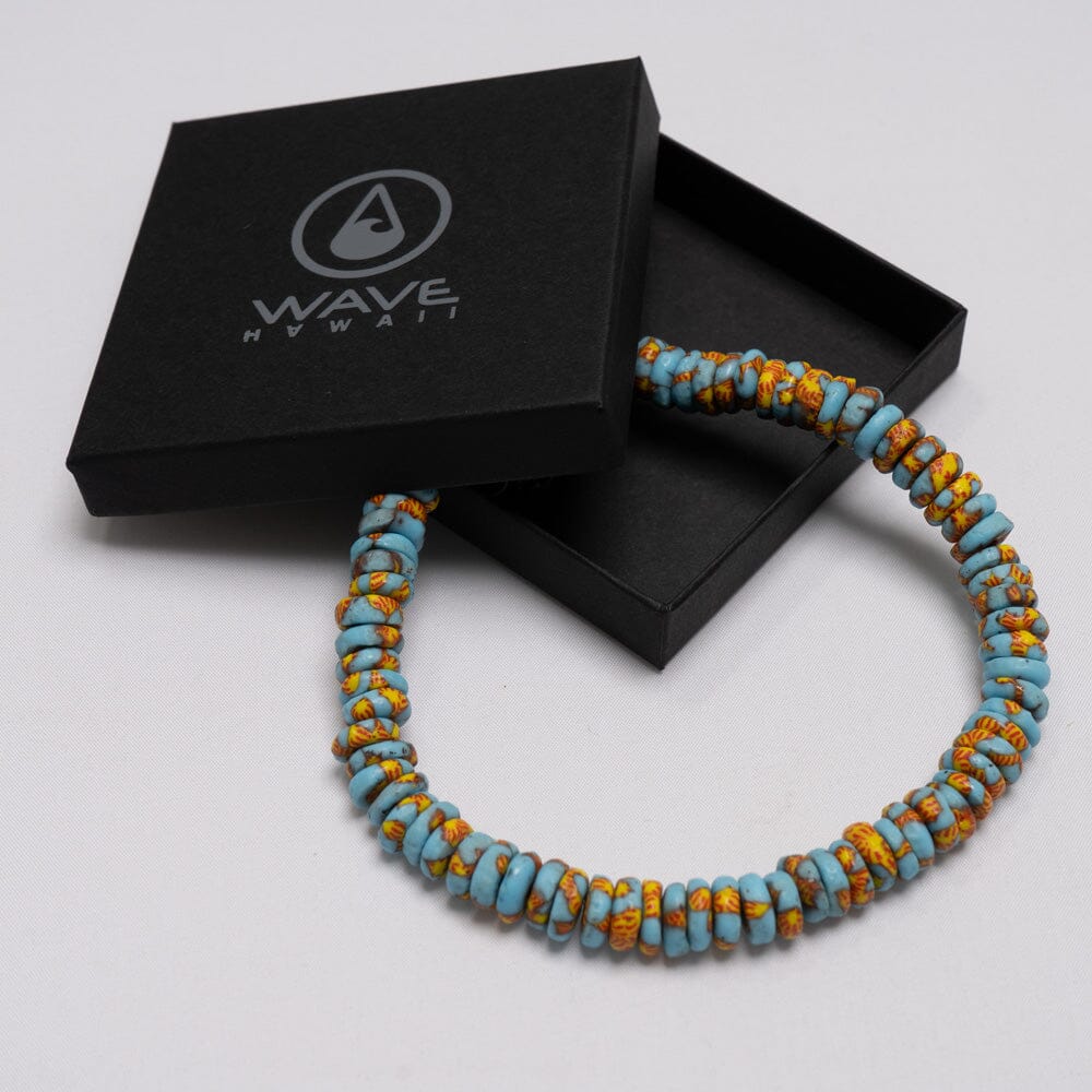 Vegaoo Blaue Hawaii-Halskette – Tropischer Blumenschmuck Für Strand-Partys & Verkleidungen