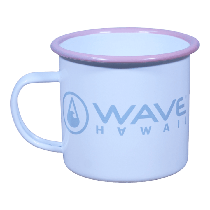 Emaille-Tasse pink-grey, 350 ml Tasse WAVE HAWAII 
