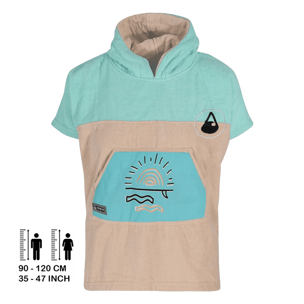 Ponchini Dropsi, Baumwolle Velours Kids Ponchos UNISEX MODELL 