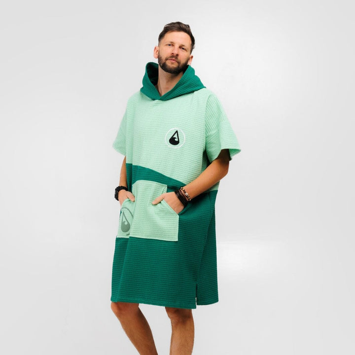 Travel Poncho Breese, Baumwolle Waffle Piquee Travel Ponchos WAVE HAWAII 