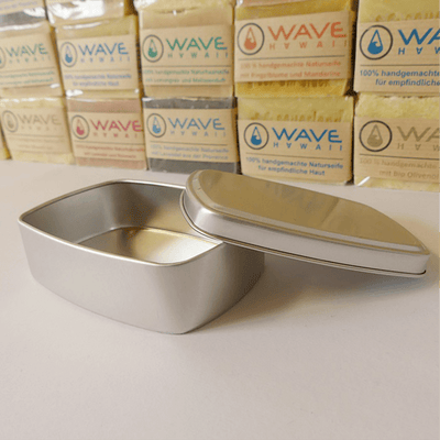Seifenbox aus Aluminium Naturseife WAVE HAWAII 
