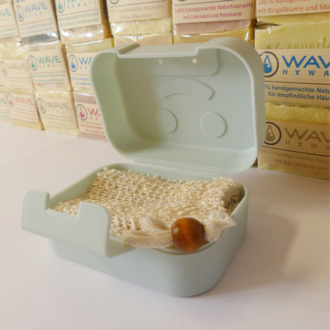 Seifenbox aus Kunststoff Naturseife WAVE HAWAII 