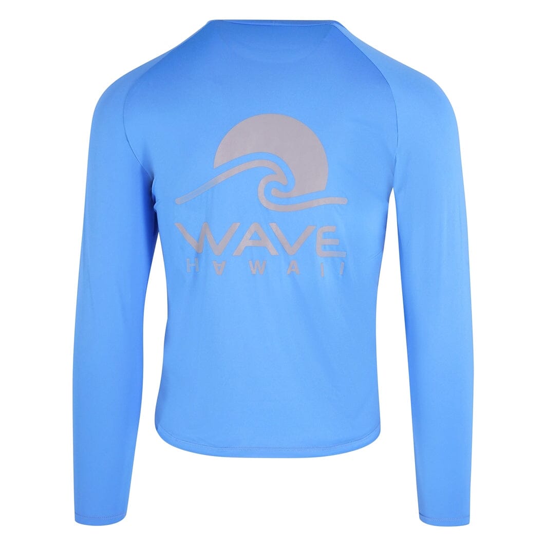 UV Shirt Longsleeve Light Blue UV-Shirt WAVE HAWAII 