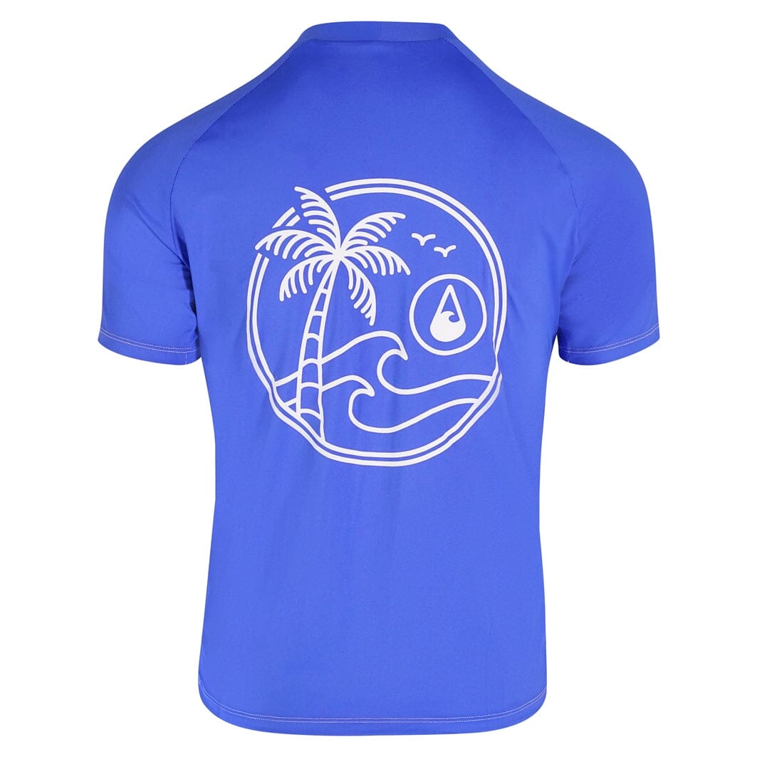 UV Shirt Blue T-Shirt WAVE HAWAII 
